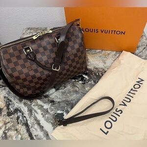 Louis Vuitton Speedy Bandoulière 30 Damier w/strap handbag